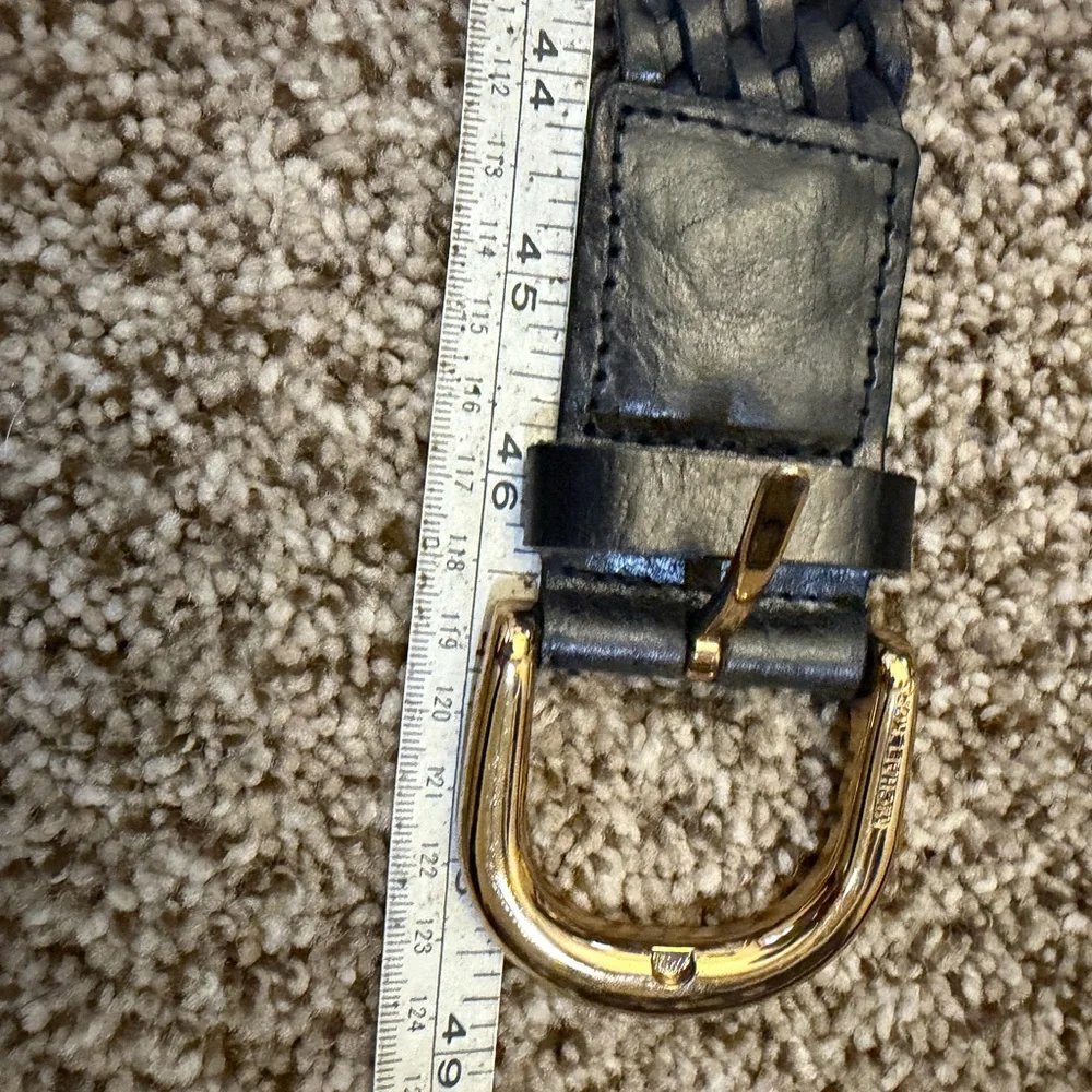 Michael Kors Leather belt with Gold Accents XL - Picture 8 of 9